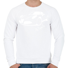 PRINTFASHION Alfa Romeo 8c  - Férfi pulóver - Fehér