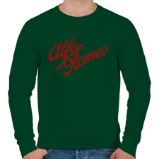 PRINTFASHION Alfa Romeo bordó - Férfi pulóver - Sötétzöld férfi pulóver, kardigán