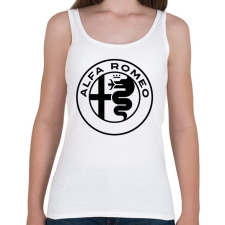 PRINTFASHION Alfa Romeo - Női atléta - Fehér női trikó