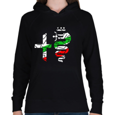PRINTFASHION Alfa Romeo  - Női kapucnis pulóver - Fekete