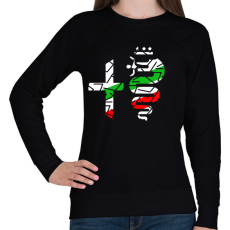 PRINTFASHION Alfa Romeo  - Női pulóver - Fekete