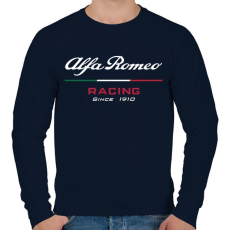 PRINTFASHION Alfa Romeo racing since 1910 - fehér - Férfi pulóver - Sötétkék