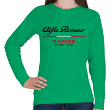 PRINTFASHION Alfa Romeo racing since 1910 - Női pulóver - Zöld női pulóver, kardigán