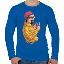 PRINTFASHION Ali G - Férfi hosszú ujjú póló - Királykék férfi póló