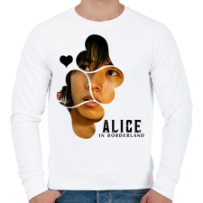 PRINTFASHION Alice in borderland arisu fekete - Férfi pulóver - Fehér férfi pulóver, kardigán