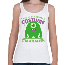 PRINTFASHION Alien - idegen - Női atléta - Fehér