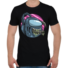 PRINTFASHION Alien impostor - Férfi póló - Fekete