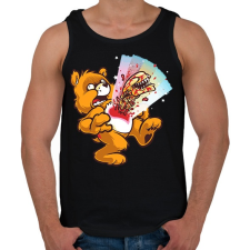 PRINTFASHION Alien maci - Férfi atléta - Fekete atléta, trikó