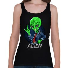 PRINTFASHION Alien - Női atléta - Fekete