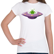 PRINTFASHION Alien - Női póló - Fehér