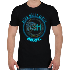 PRINTFASHION alien_plo01 - Férfi póló - Fekete