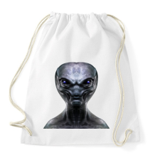 PRINTFASHION Alien - Sportzsák, Tornazsák - Fehér tornazsák