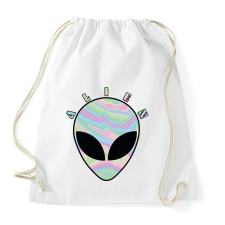 PRINTFASHION Alien - Sportzsák, Tornazsák - Fehér tornazsák