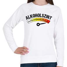 PRINTFASHION Alkoholszint - Női pulóver - Fehér
