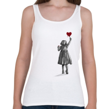 PRINTFASHION Alkotás - Női atléta - Fehér női trikó