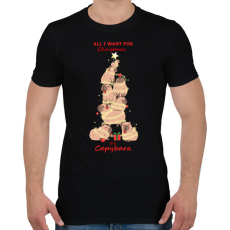 PRINTFASHION all i want for christmas... - Férfi póló - Fekete