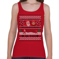 PRINTFASHION All I want for Christmas is you 2 - Női atléta - Cseresznyepiros