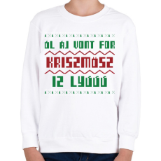 PRINTFASHION ALL I WANT FOR CHRISTMAS IS YOU - Gyerek pulóver - Fehér