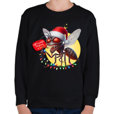 PRINTFASHION All I want for Christmas is You! - Vicces karácsonyi szúnyog - Gyerek pulóver - Fekete gyerek pulóver, kardigán