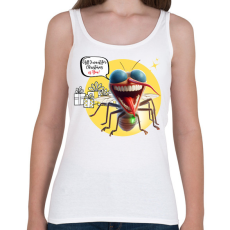 PRINTFASHION All I want for Christmas is You! - Vicces karácsonyi szúnyog - Női atléta - Fehér