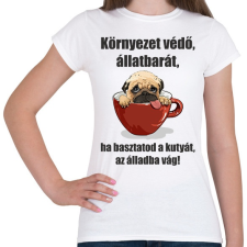 PRINTFASHION allatbarat-001 - Női póló - Fehér női póló