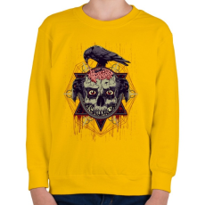 PRINTFASHION Állati ösztön - Gyerek pulóver - Sárga