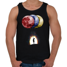 PRINTFASHION Álmodozók - Férfi atléta - Fekete atléta, trikó