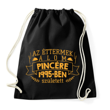 PRINTFASHION Álom pincér - Évszámmal - Sportzsák, Tornazsák - Fekete tornazsák