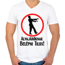PRINTFASHION alvajáróknak... - Férfi V-nyakú póló - Fehér férfi póló