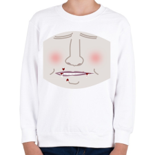 PRINTFASHION Alvó vámpír - Gyerek pulóver - Fehér gyerek pulóver, kardigán