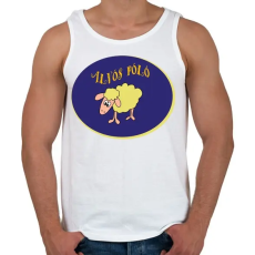 PRINTFASHION Alvós póló - Férfi atléta - Fehér