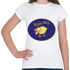 PRINTFASHION Alvós póló - Női póló - Fehér női póló