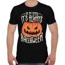 PRINTFASHION Always halloween - Férfi póló - Fekete férfi póló