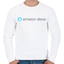 PRINTFASHION Amazon Alexa Logo - Férfi pulóver - Fehér férfi pulóver, kardigán