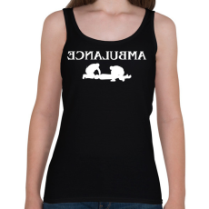 PRINTFASHION Ambulance - Női atléta - Fekete