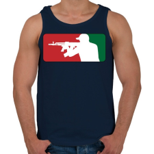 PRINTFASHION AMD league - Férfi atléta - Sötétkék atléta, trikó