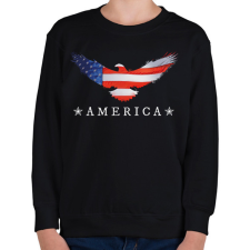 PRINTFASHION AMERICA - Gyerek pulóver - Fekete gyerek pulóver, kardigán