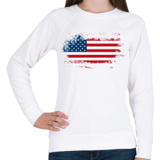PRINTFASHION america - Női pulóver - Fehér