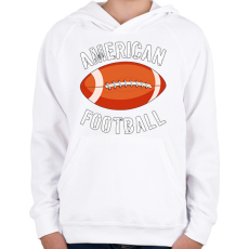PRINTFASHION American Football  - Gyerek kapucnis pulóver - Fehér