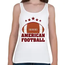 PRINTFASHION American football - Női atléta - Fehér női trikó