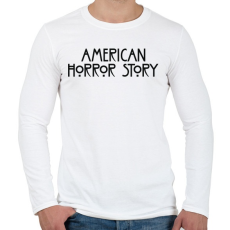 PRINTFASHION American Horror Story - Férfi hosszú ujjú póló - Fehér