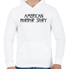 PRINTFASHION American Horror Story - Férfi kapucnis pulóver - Fehér férfi pulóver, kardigán
