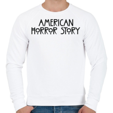 PRINTFASHION American Horror Story - Férfi pulóver - Fehér férfi pulóver, kardigán