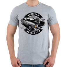 PRINTFASHION american muscle car - Férfi póló - Sport szürke