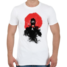 PRINTFASHION American ninja - Férfi póló - Fehér férfi póló