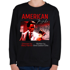PRINTFASHION american psyho - Gyerek pulóver - Fekete gyerek pulóver, kardigán