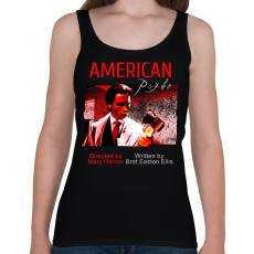 PRINTFASHION american psyho - Női atléta - Fekete