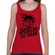 PRINTFASHION Amerika büszkesége  - Női atléta - Cseresznyepiros