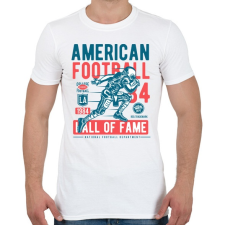 PRINTFASHION Amerikai foci - Férfi póló - Fehér amerikai futball felszerelés