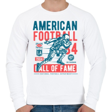 PRINTFASHION Amerikai foci - Férfi pulóver - Fehér amerikai futball felszerelés
